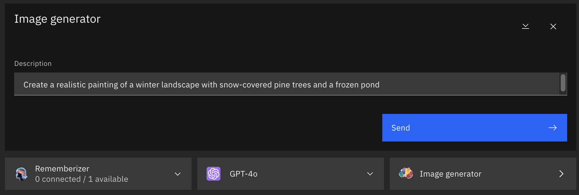 exemplo de gerador de imagem