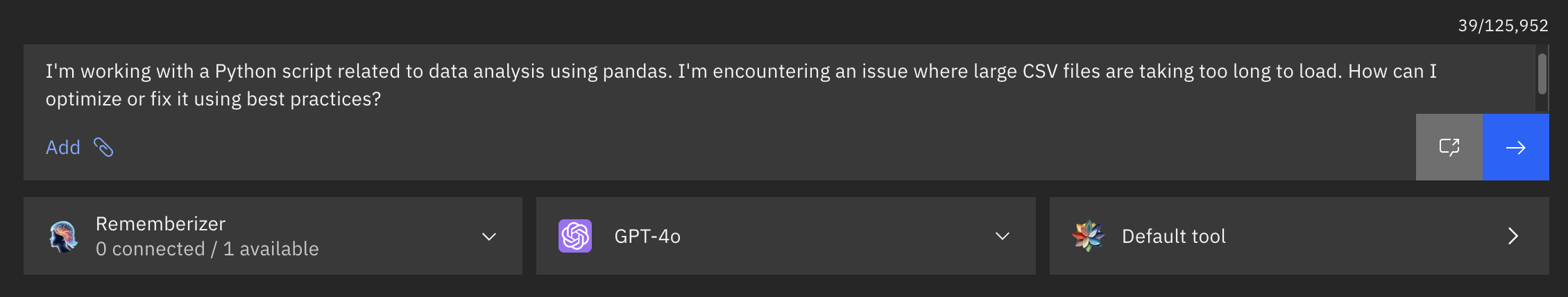 entrada do programador par